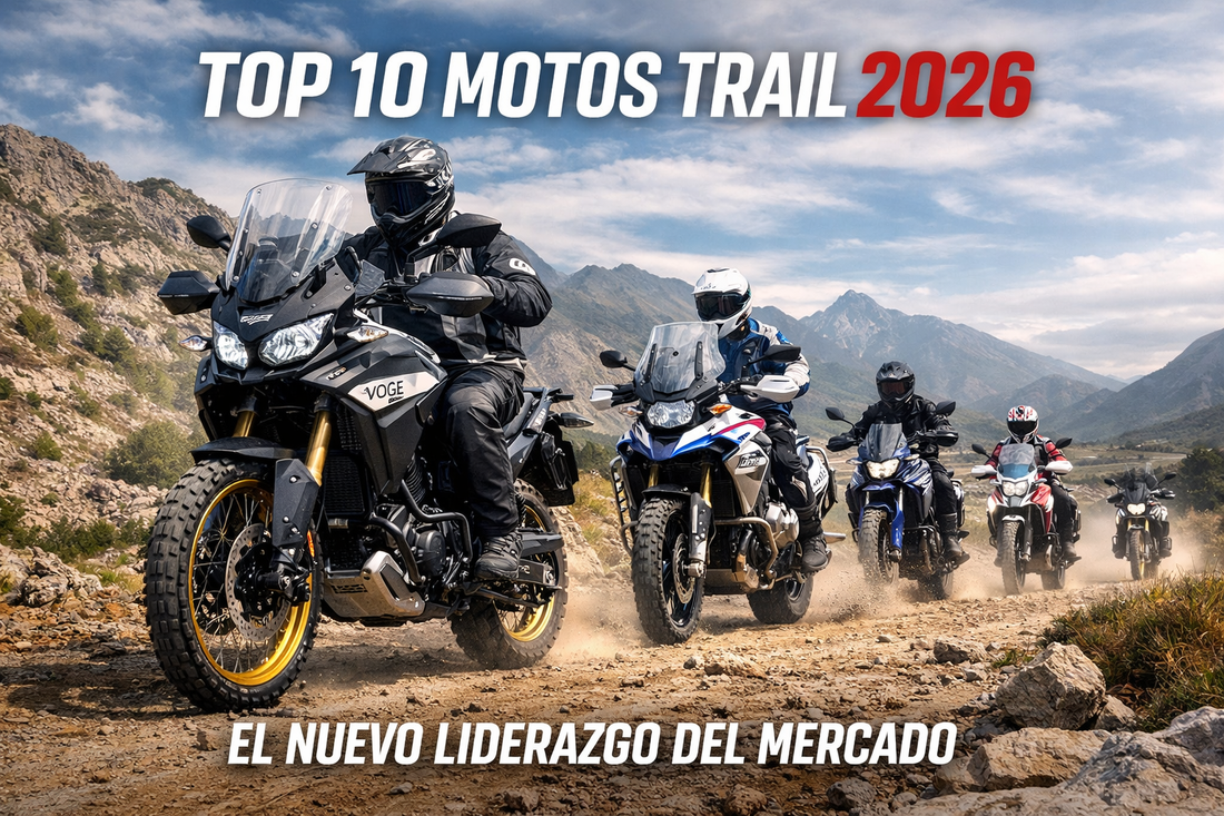 Las motos trail más vendidas en 2026 (hasta marzo): un mercado en transformación
