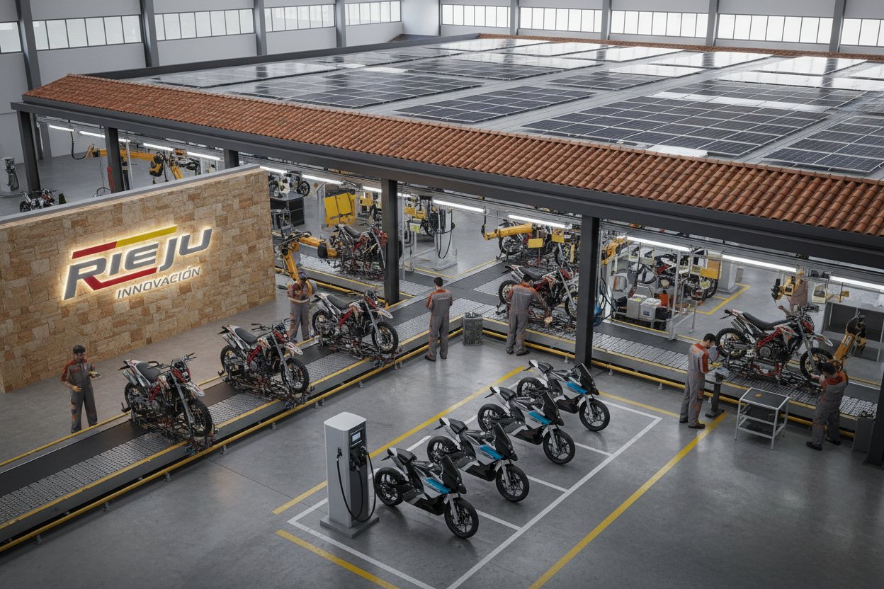 Rieju prepara una nueva fábrica en España para dar el salto definitivo en producción y movilidad eléctrica
