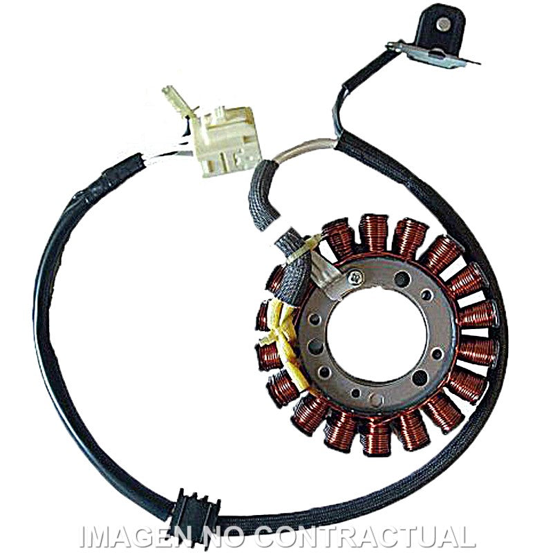 STATOR SGR TRIFASE 18 POLOS CON PICK-UP 2 CABLES(MOTOR YAMAHA 500 4T CARBURADOR)