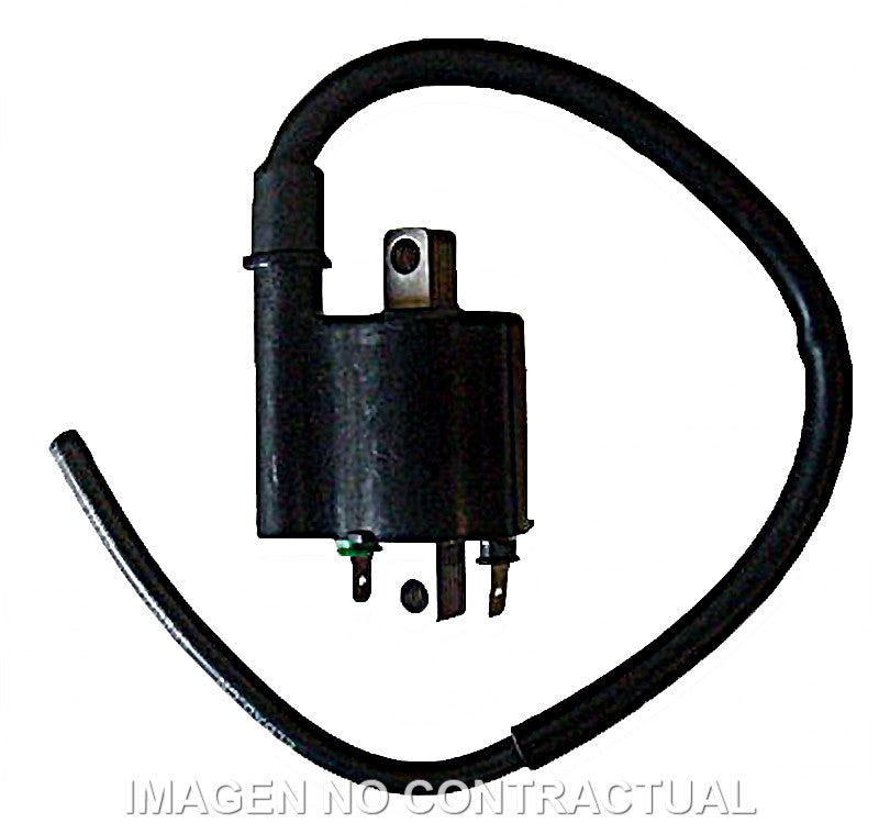 BOBINA 12V 3 OHM - 2 FASTONS CON CABLE 40 CM