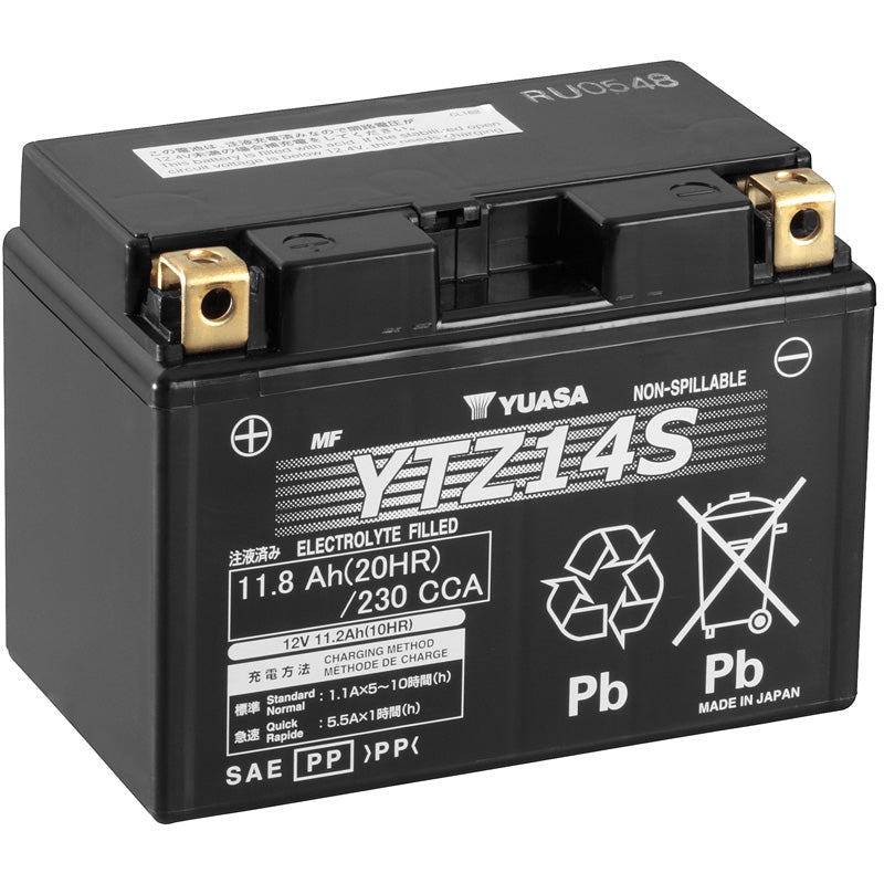 BATERÍA YUASA YTZ14-S PRECARGADA