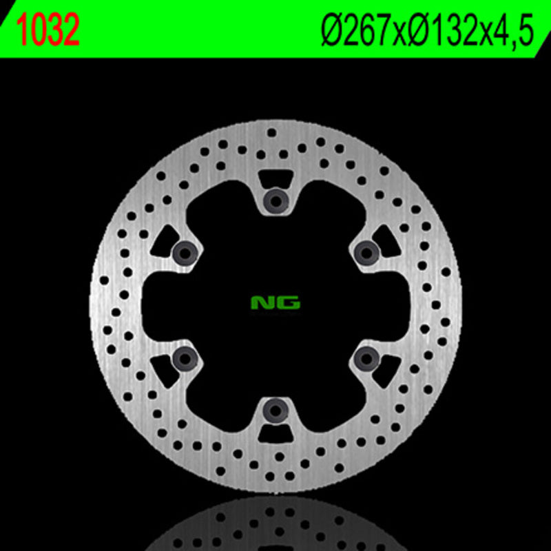 Disco de freno NG BRAKES redondo fijo TRASERO