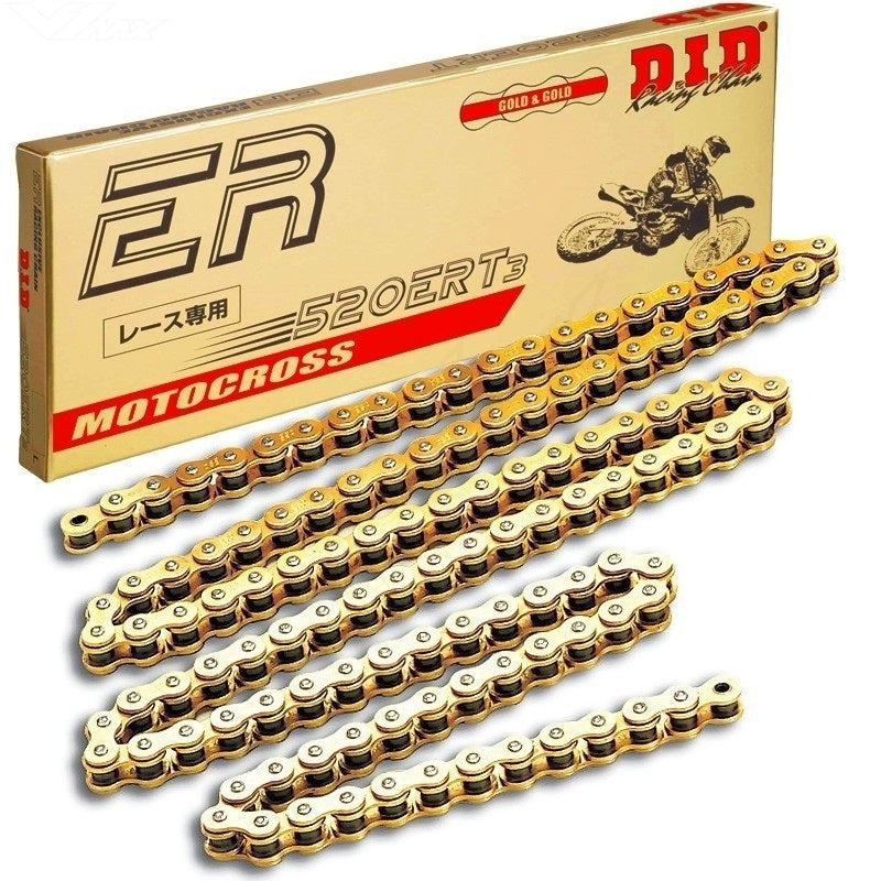 Cadena DID 520ERT3 con 094 eslabones oro