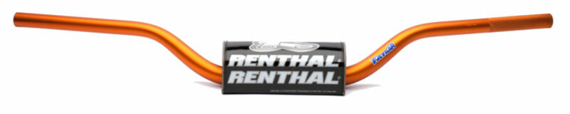 Manillar RENTHAL Fatbar SX85 13- naranja con protector negro 831-01-OR