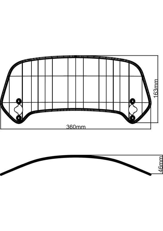 Spoiler X-creen MRA Touring universal, transparente