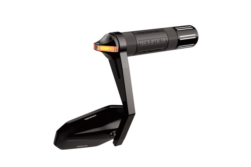Contrapeso de manillar con intermitente LED HIGHSIDER pro Flight - cristal ahumado - homologado E - Pareja