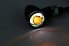 Intermitente/luz de posición LED HIGHSIDER pro Apollo Bullet 2in1 - cristal ahumado - homologado E - Pareja