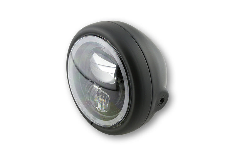 Faro delantero LED HIGHSIDER pro Pecos Type 7 - 5 3/4 inch - negro - 1 pieza