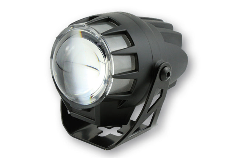 Faro delantero LED HIGHSIDER pro Dual-Stream - 45 mm - negro - 1 pieza