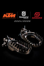 SHARK BITE • Estriberas de Titanio GR5 KTM GROUP 2024–2027