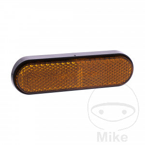 Reflector horquilla JMP ovalado acodado naranja