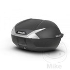 Baúl negro 47L Shad SH47 con parrilla