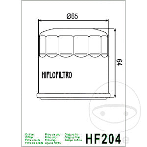 Filtro de aceite cromado Hiflo