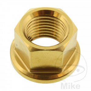 Tuerca para corona JMP Bolt M12 x 1.25 mm titan dorado