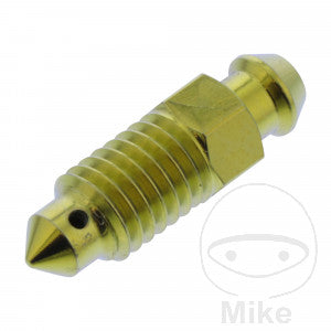 Tornillo sangrador / purgador M8 x 1.25 mm titan dorado