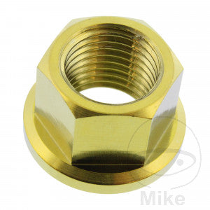Tuerca para corona JMP Bolt M12 x 1.25 mm titan dorado