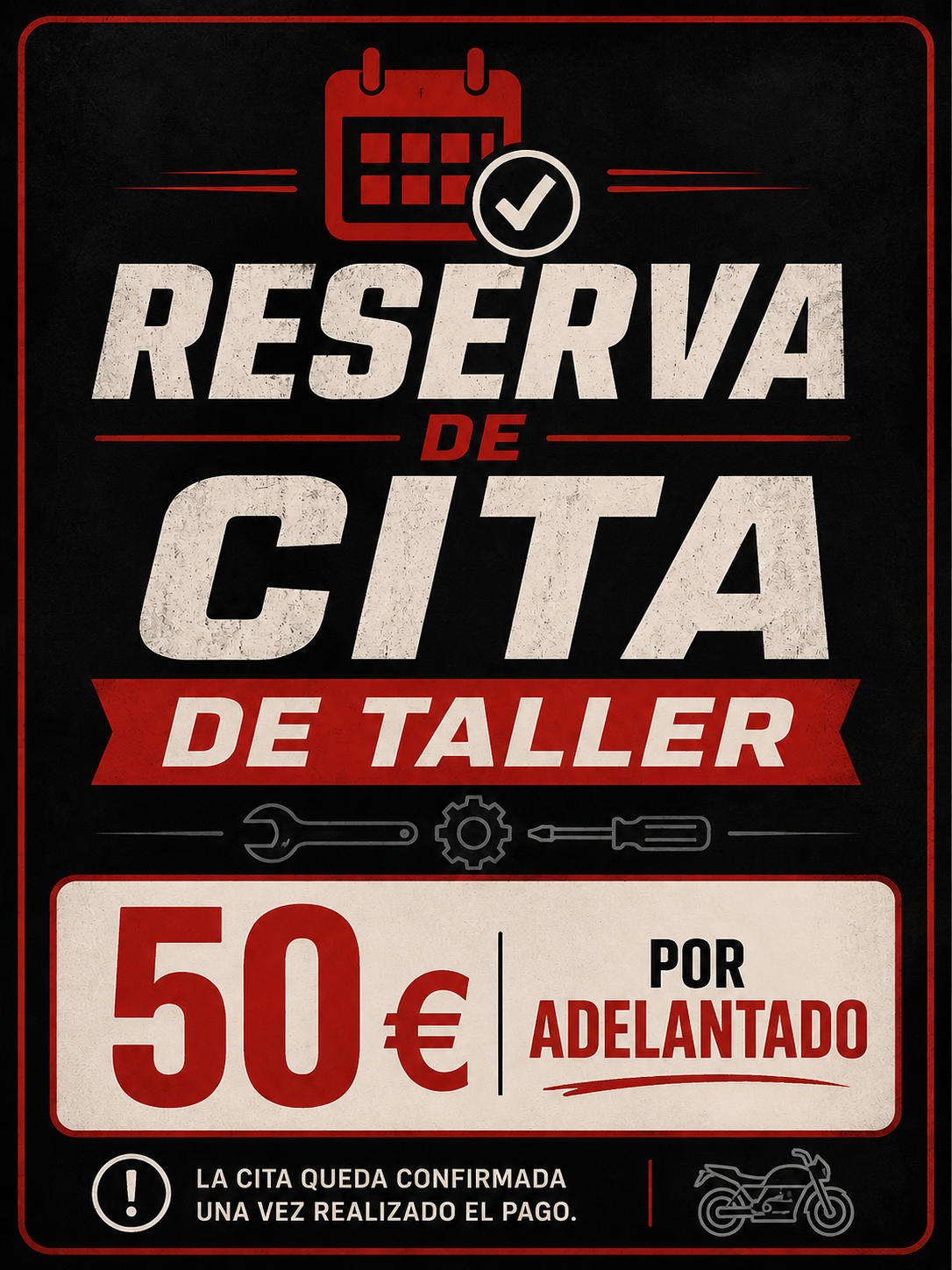 RESERVA CITA TALLER