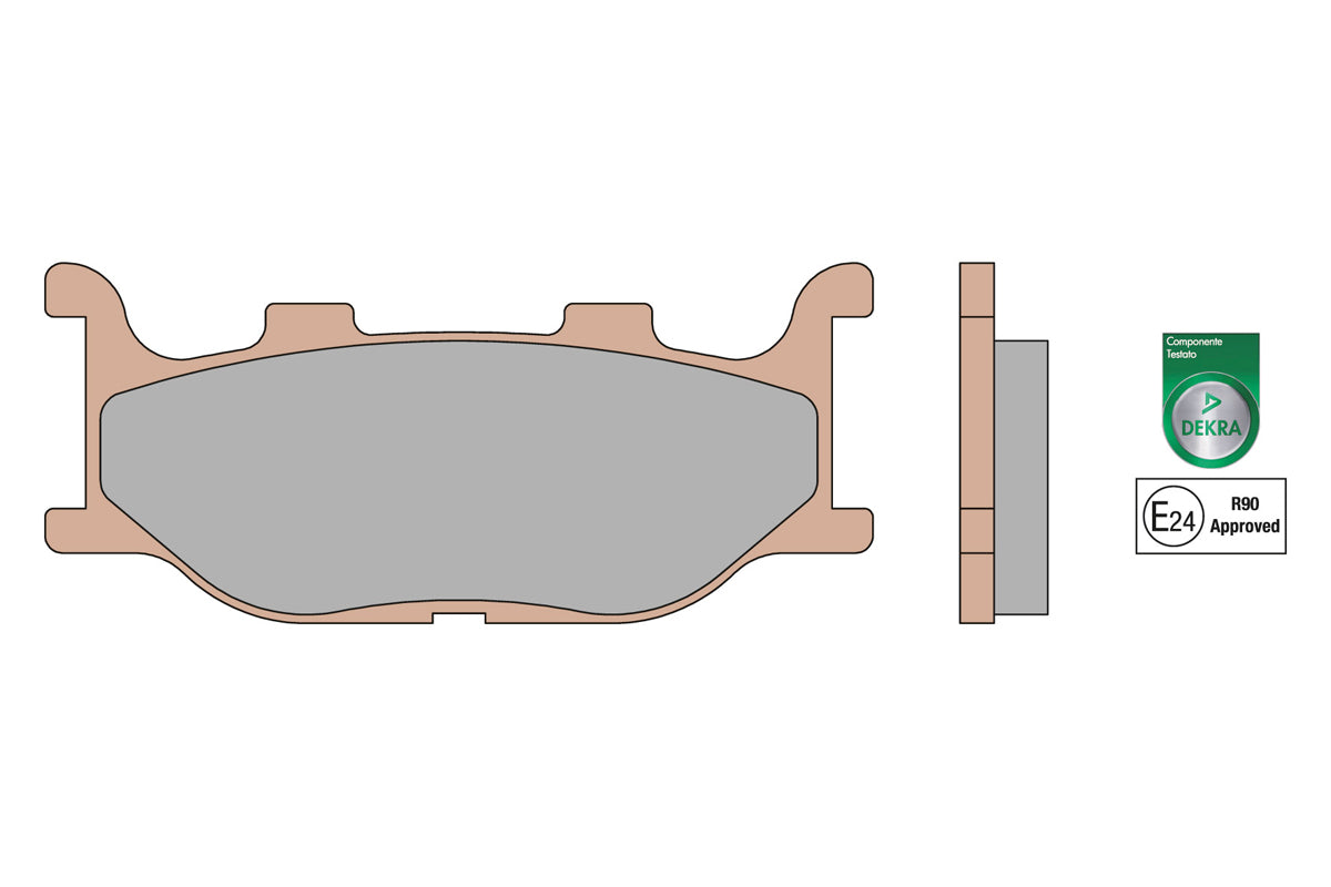 PASTILLA FRENO MALOSSI BRAKE PADS MHR SYNT YAMAHA MAJESTY