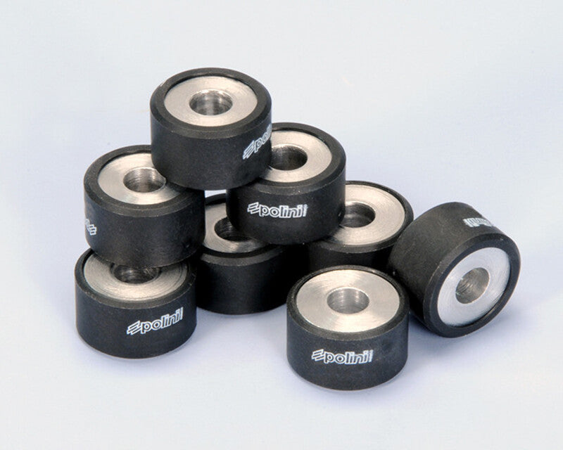 Rodillos de variador POLINI 25x14,8mm 18gr - 8 piezas
