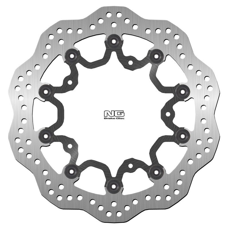 Disco de freno DELANTERO  NG BRAKES ondulado flotante