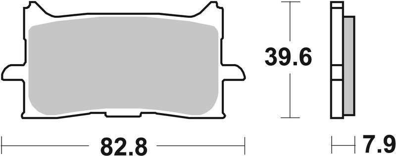 Pastillas de freno sinterizadas Brembo 07HO62LA