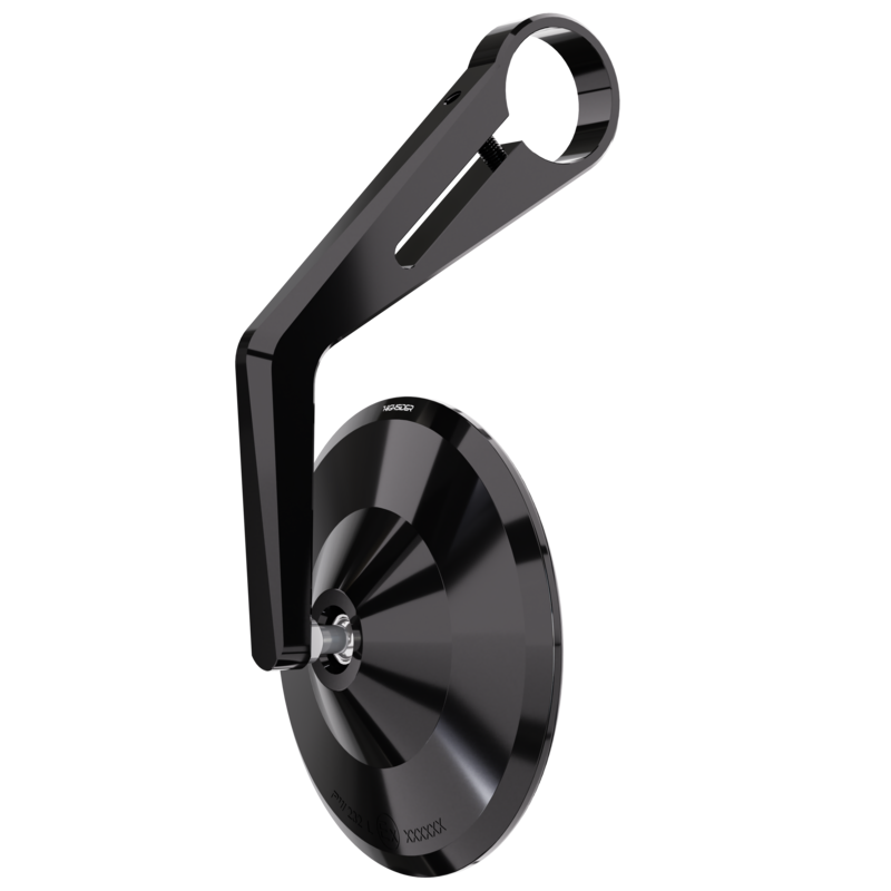 Retrovisor contrapeso de manillar HIGHSIDER pro Montana - negro