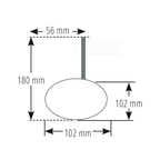 Retrovisor contrapeso de manillar HIGHSIDER pro Montana - negro