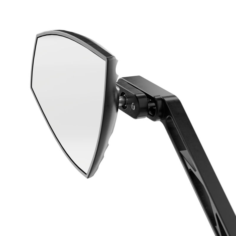 Retrovisor de manillar HIGHSIDER pro Wave - negro/negro