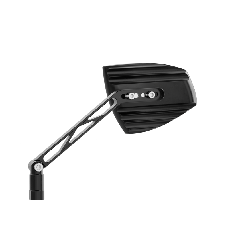 Retrovisor de manillar HIGHSIDER pro Wave - negro/negro