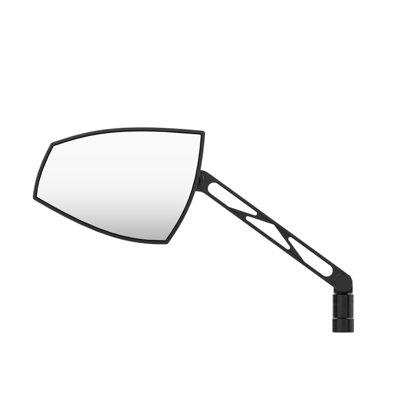 Retrovisor de manillar HIGHSIDER pro Wave - negro/negro