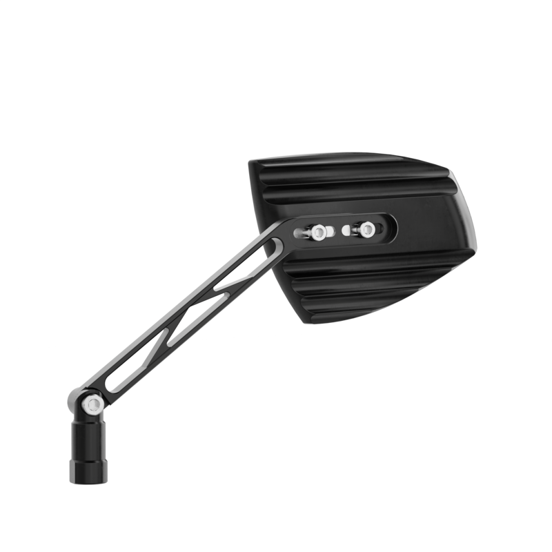 Retrovisor de manillar HIGHSIDER pro Wave - negro/plata