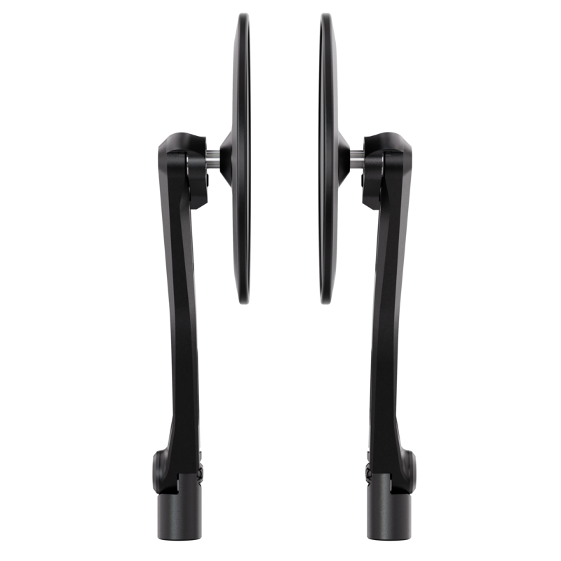 Retrovisor de manillar HIGHSIDER pro Montana-Slim - negro - Pareja