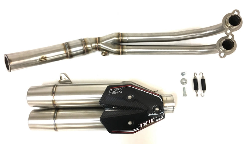 Escape completo IXIL Dual Hyperlow XXL L5X acero inoxidable pulido - XY2397XS