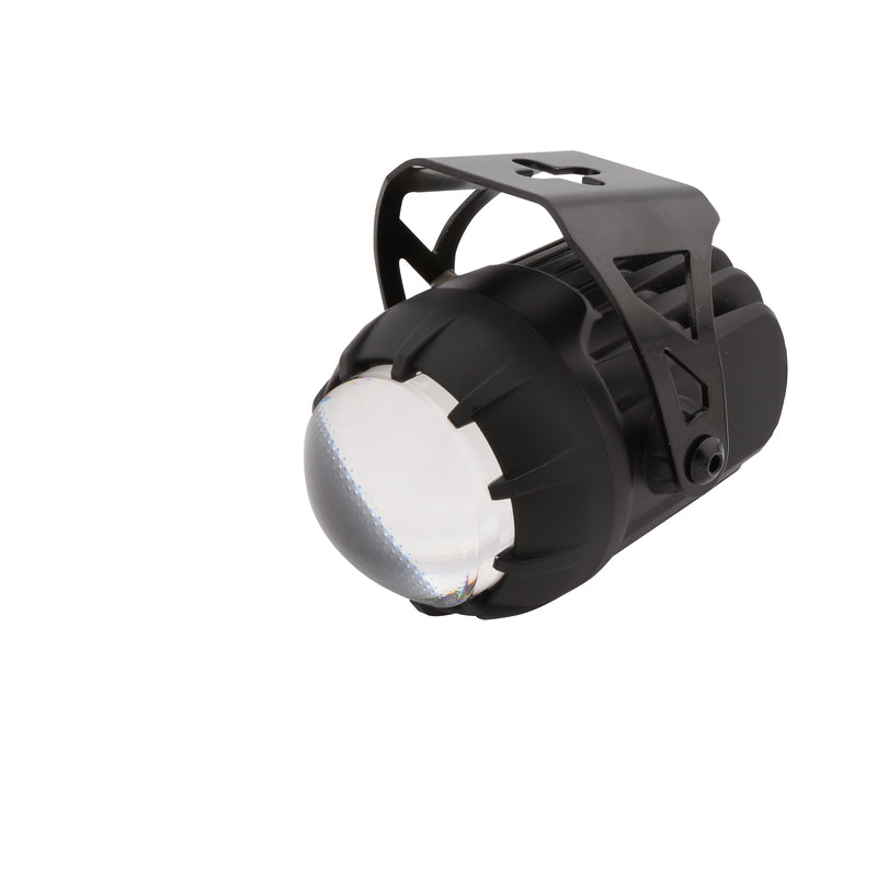 Faro delantero LED HIGHSIDER pro Dual-Stream Next - negro - 1 pieza
