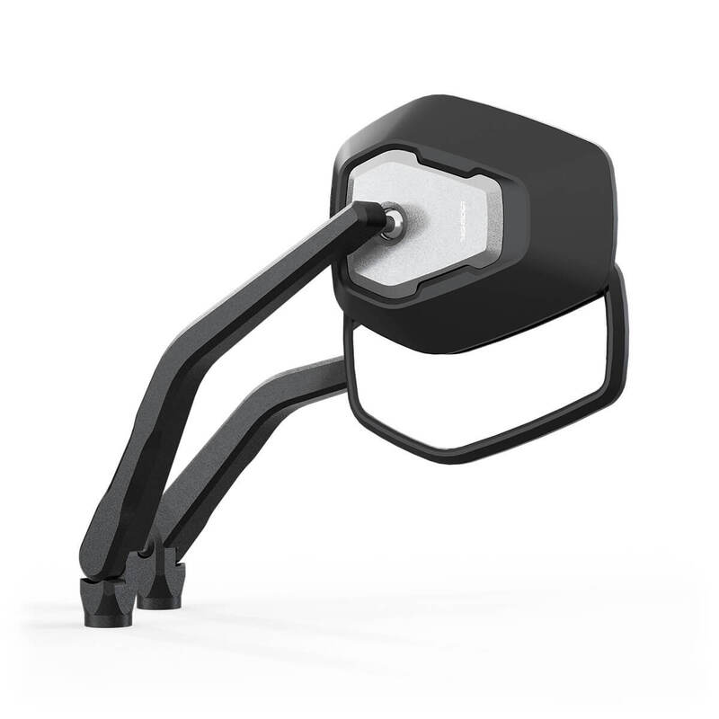 Retrovisor de manillar HIGHSIDER pro Esagano-RS - negro/negro