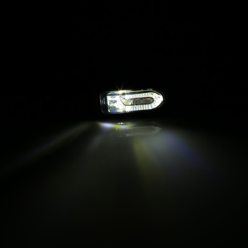 Intermitente/luz de posición LED HIGHSIDER smart Namiko-TS 2in1 - cristal ahumado - homologado E - Pareja