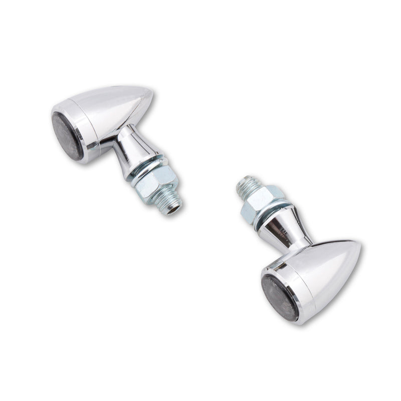 Piloto trasero/intermitente LED HIGHSIDER smart Sixteen Bullet 3in1 - cristal ahumado - homologado E - Pareja