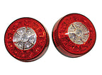Piloto trasero/intermitente LED HIGHSIDER smart 3in1 para ATV - cristal rojo - homologado E - Pareja