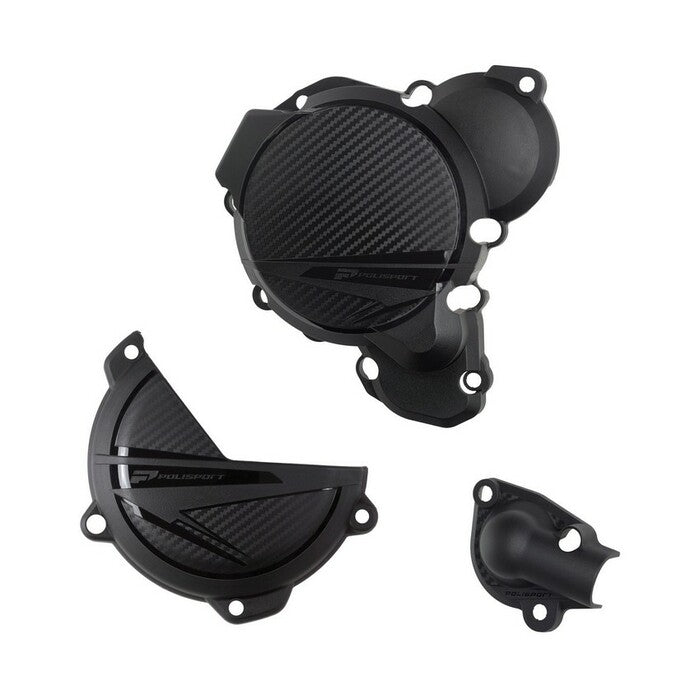 Protector Tapa Embrague+Encendido+Bomba de Agua Polisport KTM EXC 250/300 24