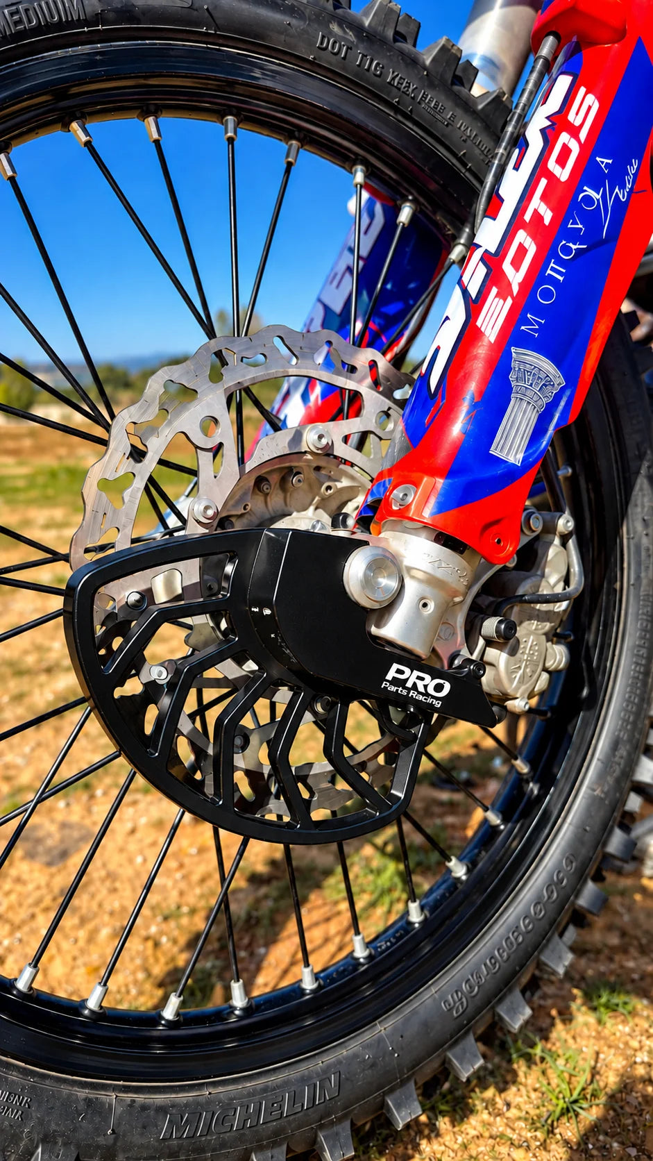 RHINO GUARD • Protector de Disco Delantero CNC Beta RR Race / Racing KYB 2020-2027