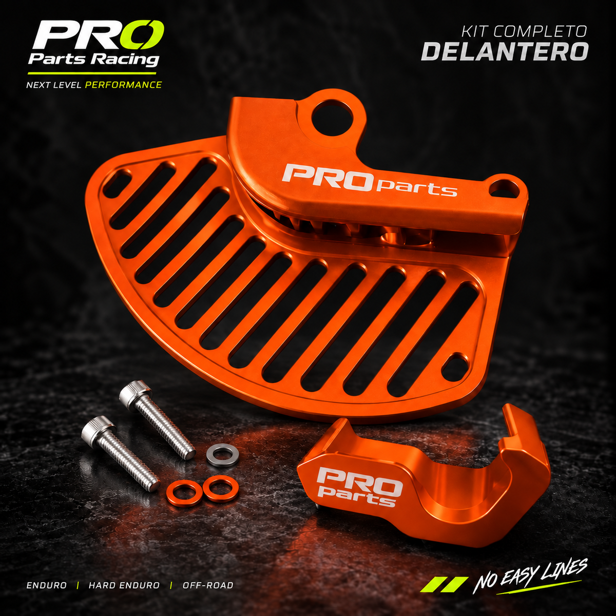 RHINO GUARD • Kit Completo Protección Delantera CNC KTM / Husqvarna 2015-2027 · GasGas 2021-2027