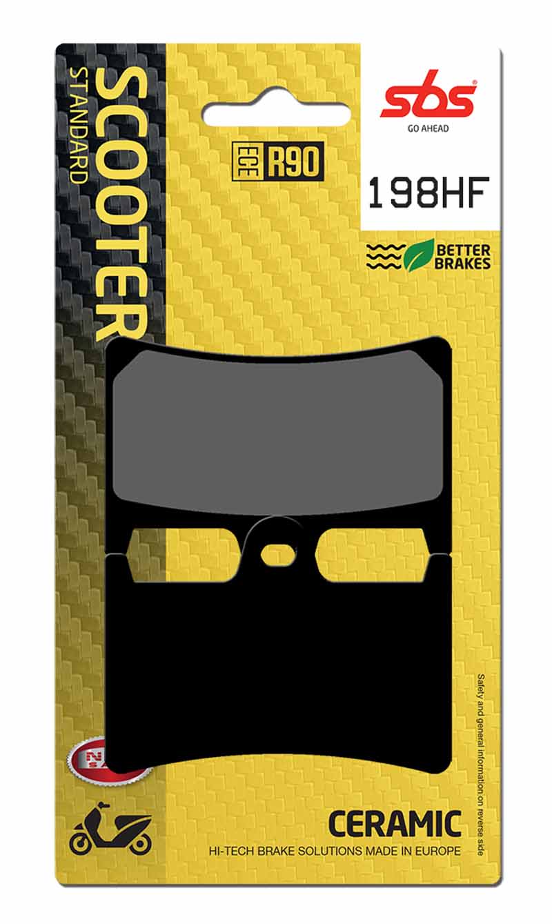 PASTILLA DE FRENO SBS P198-HF