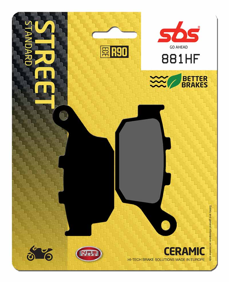 PASTILLA DE FRENO SBS P881-HF