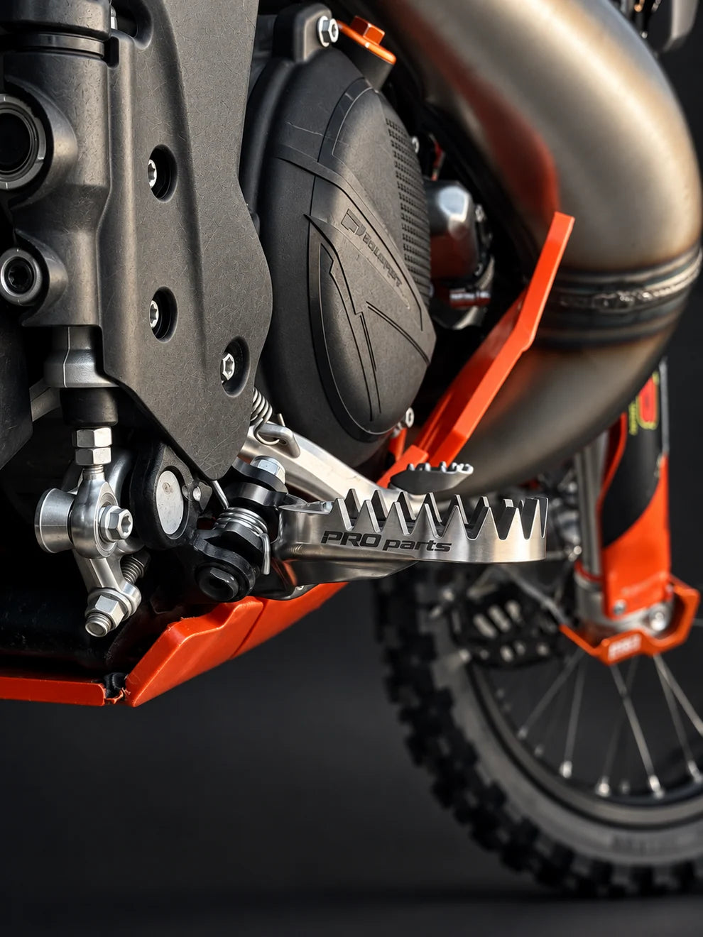 SHARK BITE • Estriberas de Titanio GR5 KTM GROUP 2017–2023