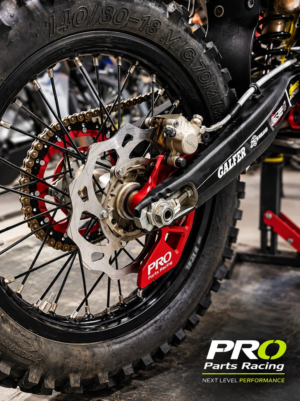 RHINO GUARD • Protector disco trasero CNC KTM / Husqvarna 2003-2027 · GasGas 2021-2027