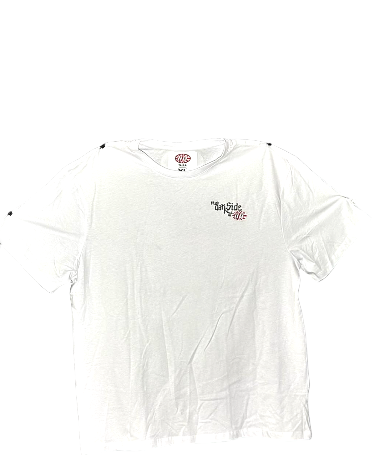 Camiseta manga corta blanca The Dark Side
